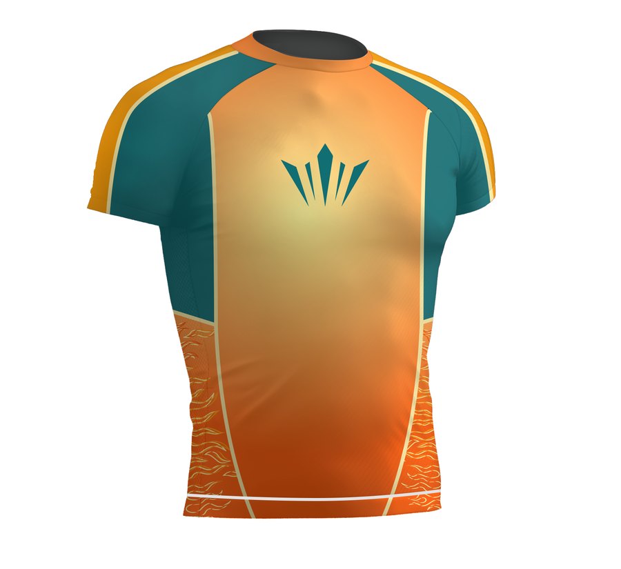 Rashguard — example of a custom sublimated garment